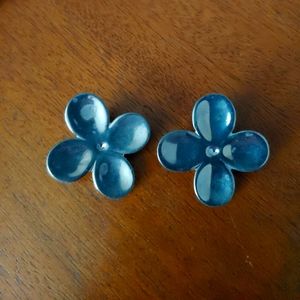 Angela Cummings, Tiffany and Co Vintage Clip Stirling Silver Earrings.